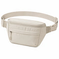Marsupio 24 × 7 × 15 cm in tessuto beige con cintura regolabile