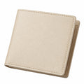 Portafoglio pieghevole 11.00 x 9.00 x 1.50 cm in similpelle beige con porta carte