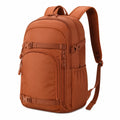 Zaino 32 x 18 x 48 cm in tessuto sintetico arancione per viaggio stile funzionale